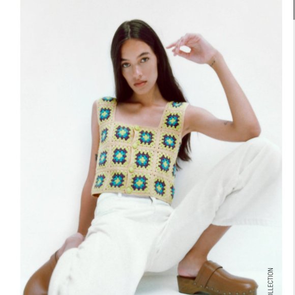 NWT CROCHET KNIT TOP - Picture 6 of 6